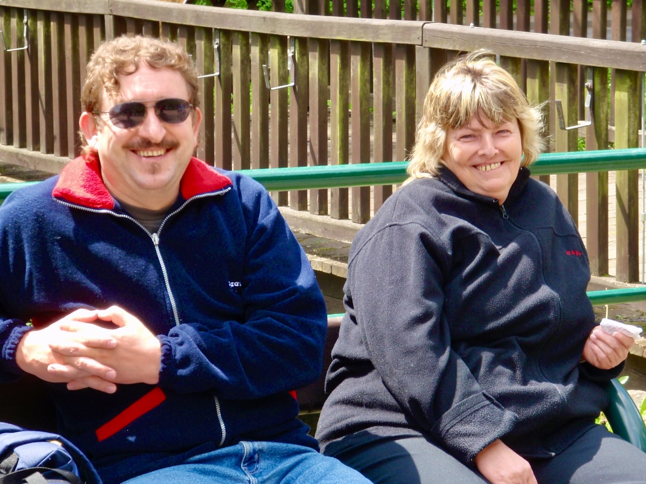 Touristen beobachten ...