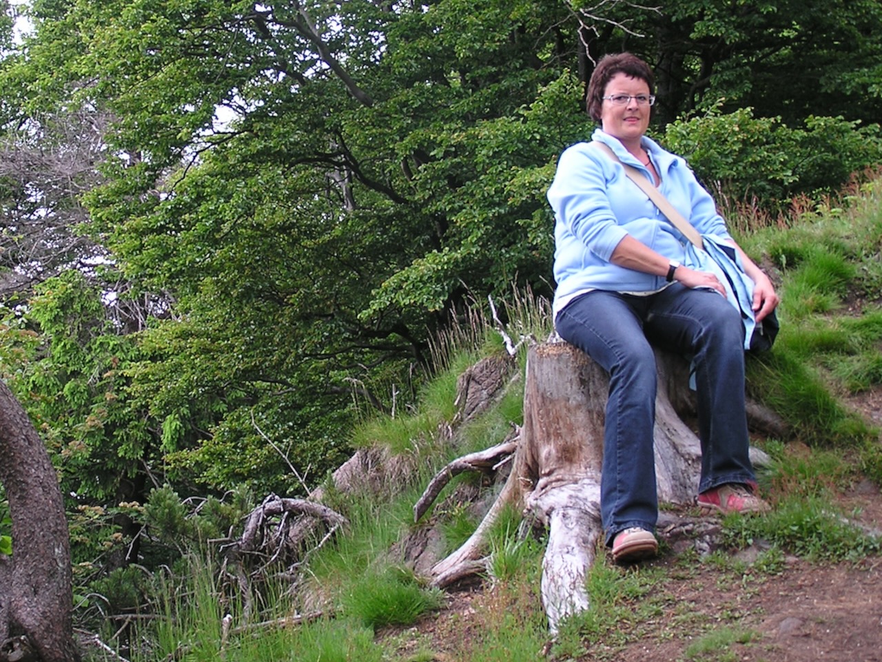 Der Bus müßte gleich kommen.